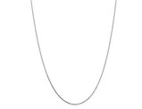 14K White Gold Box Chain Necklace 18 Inches (.700 mm)
